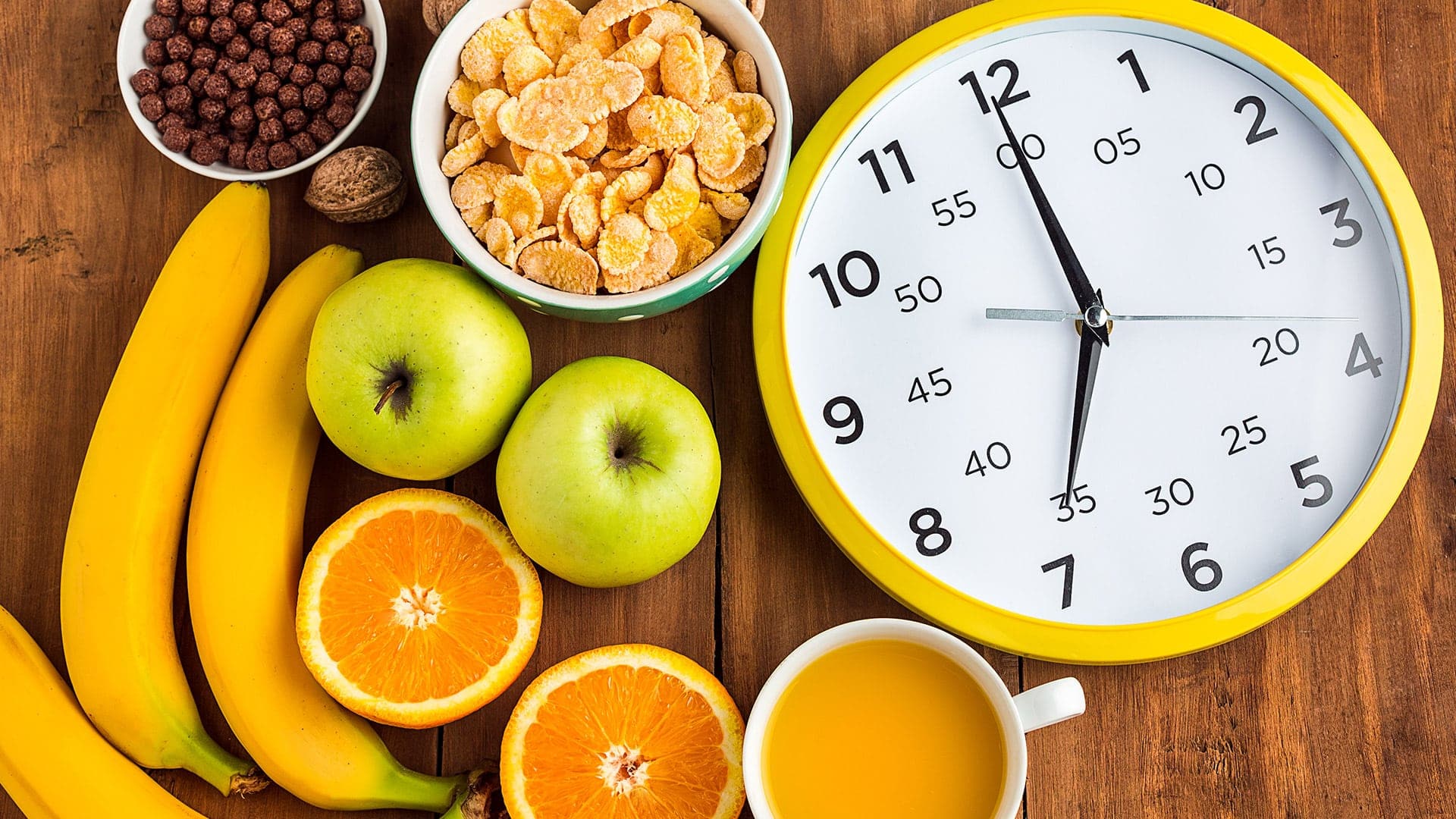 Zdjęcie - Jedzenie i zegar