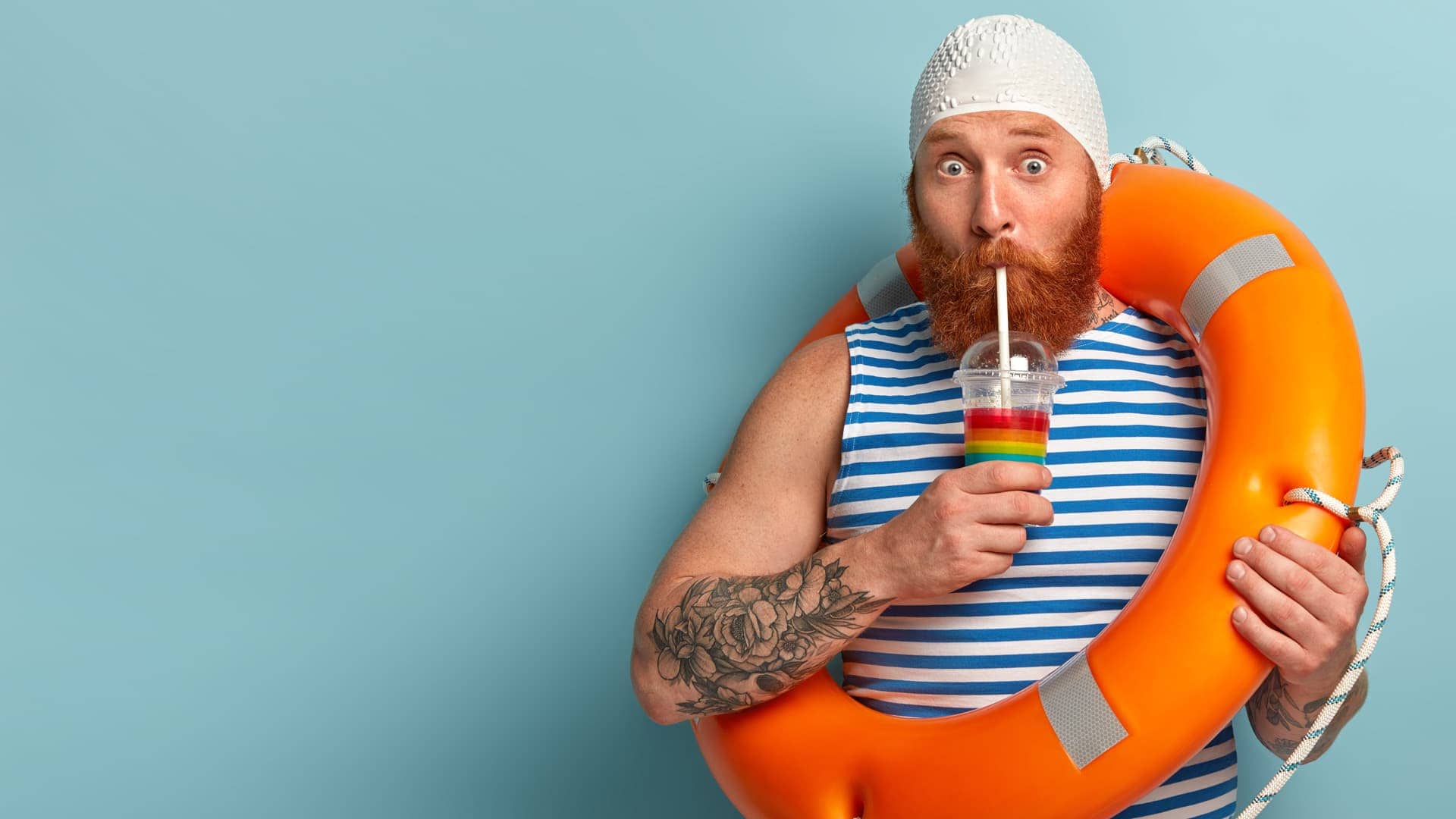 Zdjęcie - człowiek na wakacjach